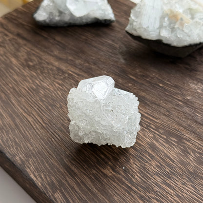 India Diamond Apophyllite with Green Stilbite