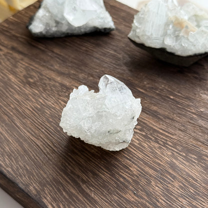 India Diamond Apophyllite with Green Stilbite