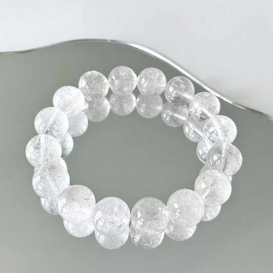 Clear Quartz Bead Bracelet