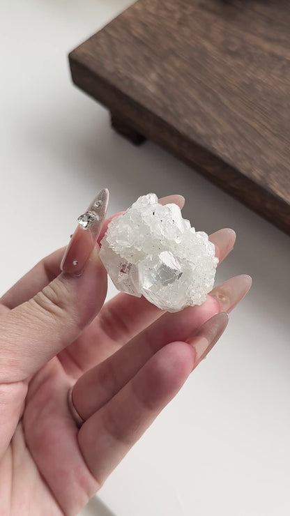 India Diamond Apophyllite with Green Stilbite