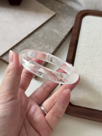 Clear Quartz Bangle 57.9mm